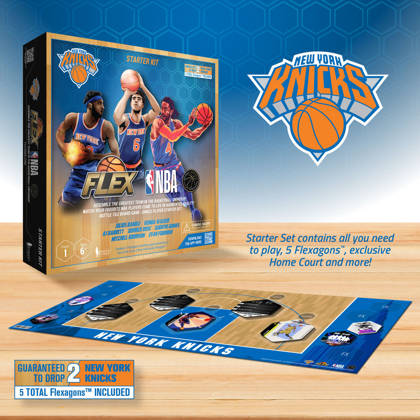 Flex NBA New York Knicks 1-Player Starter Set