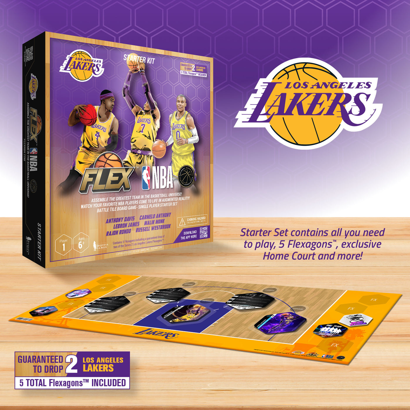 Flex NBA L.A. Lakers 1-Player Starter Set